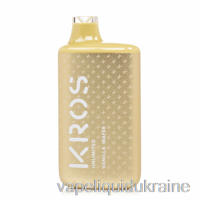 Vape Ukraine KROS Unlimited 6000 Disposable Vanilla Wafer